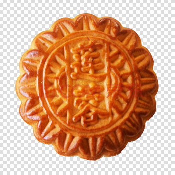 Biscuit, Mooncake Mid-Autumn Festival Lotus seed paste , Single lotus moon cake transparent background PNG clipart