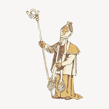 Bishop drawing, Christianity religion illustration | Free Vector Illustration - rawpixel