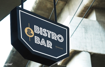 Bistro and bar restaurant board mockup | Free stock psd mockup - 540955 Bistro and bar restaurant board mockup | Free stock psd mockup - 540955