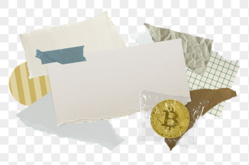 Bitcoin cryptocurrency png frame, paper | Free PNG - rawpixel