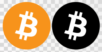 Bitcoin logo PNG transparent background, no background