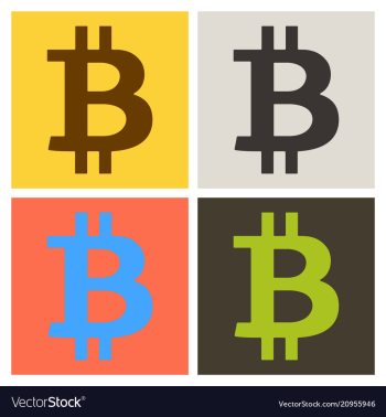 Bitcoin sign icon for internet money crypto vector image Bitcoin sign icon for internet money crypto vector image