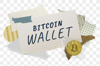 Bitcoin wallet png word sticker | Free PNG - rawpixel