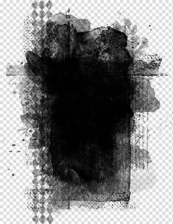 Black abstract illustration, Ink , Pretty black ink mask transparent background PNG clipart