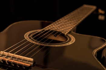 Black Acoustic Guitar Black Acoustic Guitar
