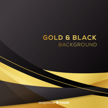 Black and gold background