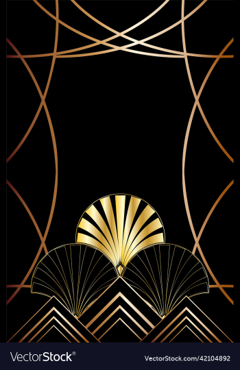 black and gold geometric frame black and gold geometric frame