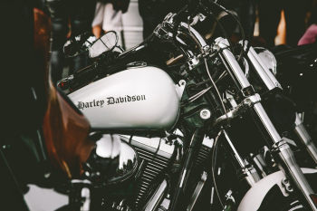Black and Gray Cruiser Motorcycle Black and Gray Cruiser Motorcycle