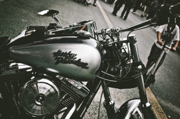 Black and Gray Cruiser Motorcycle Black and Gray Cruiser Motorcycle