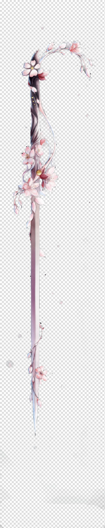 Black and gray sword , Antiquity beautiful watercolor illustration transparent background PNG clipart