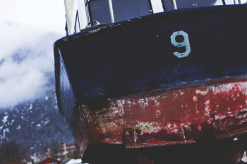 Black and Red Boat Black and Red Boat