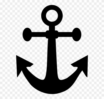 Black And White Anchor Free Vector Graphic Anchor Silhouette - Black Anchor Clip Art