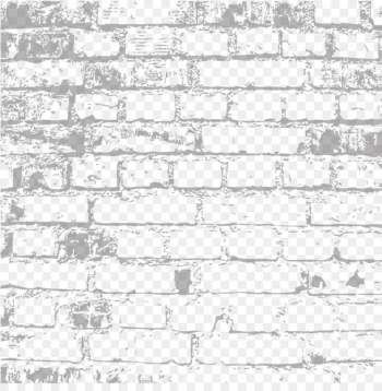 Black and white Brick Angle Pattern - Vector transparent brick wall texture 