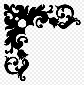Black And White Flower Design - Black And White Border Design Black And White Flower Design - Black And White Border Design