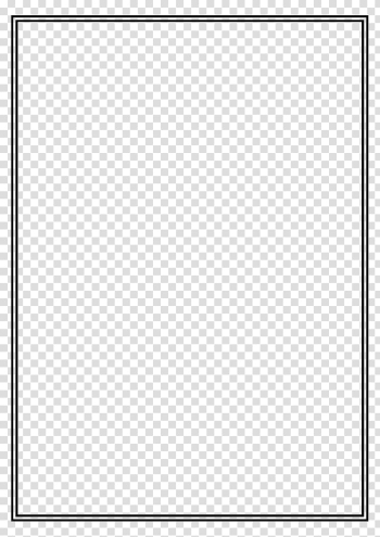 Black and white frame , , White Border Frame transparent background PNG clipart