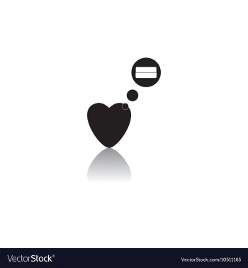 Black and white in flat style vector image Black and white in flat style vector image
