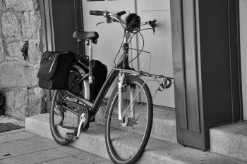 Black and White Mountain Bike Black and White Mountain Bike