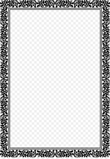 Black and white Pattern - Black frame Black and white Pattern - Black frame