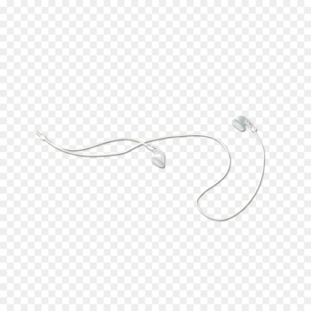 Black and white Pattern - White headphones Black and white Pattern - White headphones
