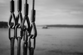 Black and White Photography of Chains Black and White Photography of Chains