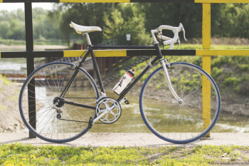 Black and White Road Bike Black and White Road Bike