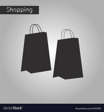 Black and white style icon packages vector image Black and white style icon packages vector image
