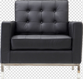 Black Armchair Png Image