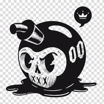Black bomb illustration, Smoke bomb Explosion Nuclear weapon, bomb transparent background PNG clipart