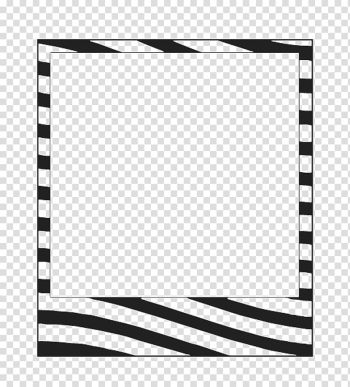 Black border frame , Frames Instant camera Polaroid Corporation , cute frame transparent background PNG clipart