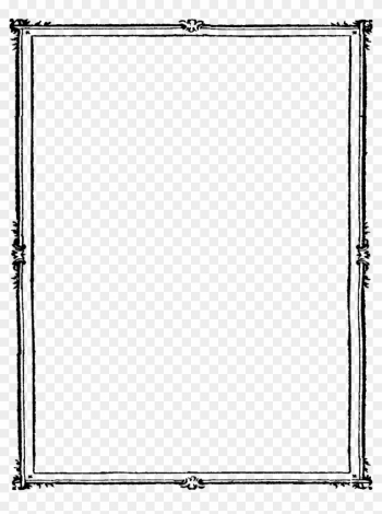 Black Border Frame Png Photos - Borders For Google Docs