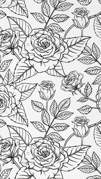 Black botanical iPhone wallpaper, flower | Free PSD - rawpixel Black botanical iPhone wallpaper, flower | Free PSD - rawpixel