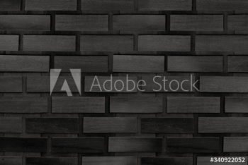 Black brick wall Black brick wall