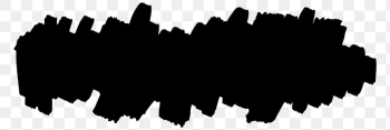 Black brush banner png sticker illustration Black brush banner png sticker illustration
