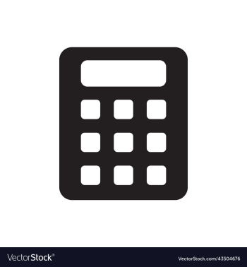 black calculator solid icon black calculator solid icon