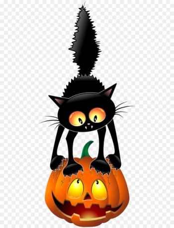 Black cat Halloween Clip art - Halloween Cat Black cat Halloween Clip art - Halloween Cat