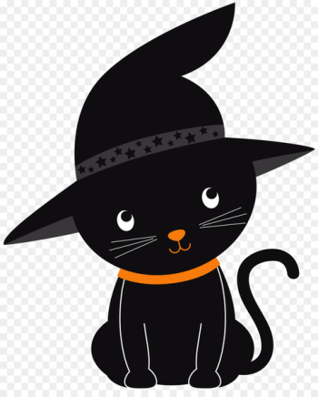Black cat Halloween Kitten Clip art - cats Black cat Halloween Kitten Clip art - cats