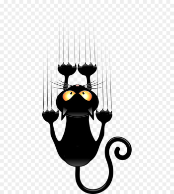 Black cat Kitten Cartoon Clip art - Vector kitten Black cat Kitten Cartoon Clip art - Vector kitten