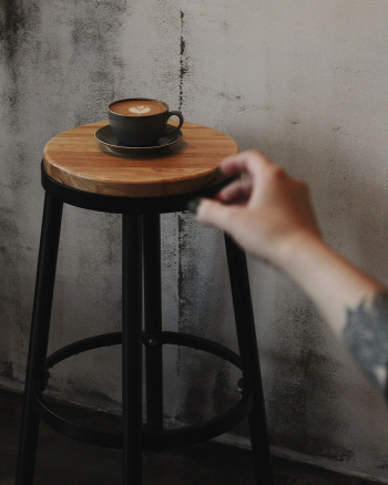 Black Ceramic Teacup Black Ceramic Teacup