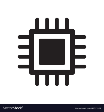 black chip icon or logo