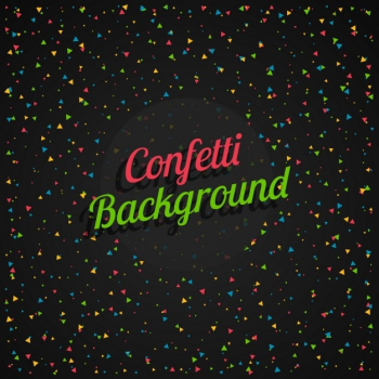 Black confetti background Black confetti background