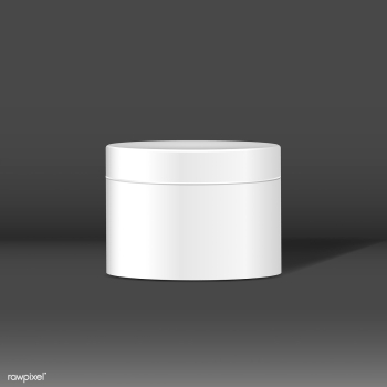 Black cosmetic jar mockup | Free stock vector - 544410 Black cosmetic jar mockup | Free stock vector - 544410