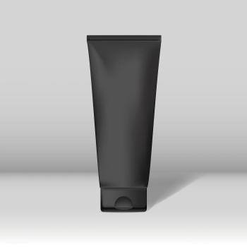 Black cosmetic tube mockup | Free stock vector - 544407