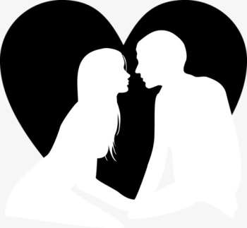 Black Couple Love Cartoon, Love Clipart, Cartoon Clipart, Love PNG ...
