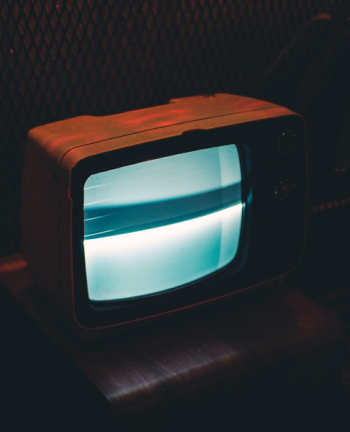 Black Crt Tv Showing Gray Screen Black Crt Tv Showing Gray Screen