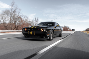Black Dodge Challenger Coupe Black Dodge Challenger Coupe