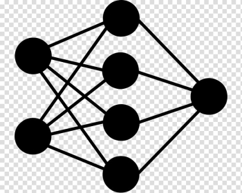 Black dot with lines illustration, Artificial neural network Deep learning Machine learning Artificial intelligence Computer network, others transparent background PNG clipart