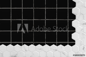 Black floor tiling textured background Black floor tiling textured background