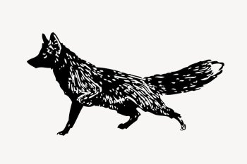 Black fox, vintage animal illustration | Free Vector Illustration - rawpixel Black fox, vintage animal illustration | Free Vector Illustration - rawpixel