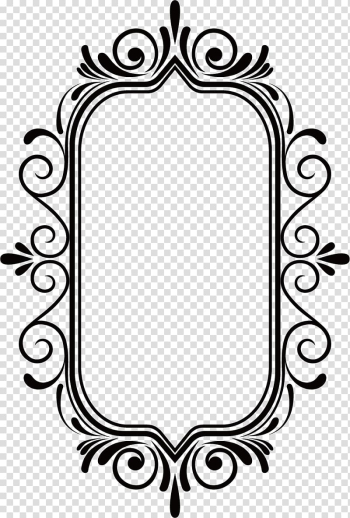 Black frame , frame, Ancient black border classic frame transparent background PNG clipart