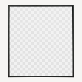 Black frame png mockup, transparent | Free PNG Mockup - rawpixel